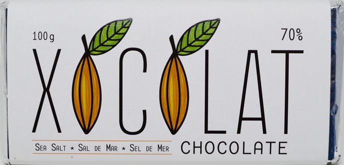 Sea Salt 70% Cacao (30g or 100g )