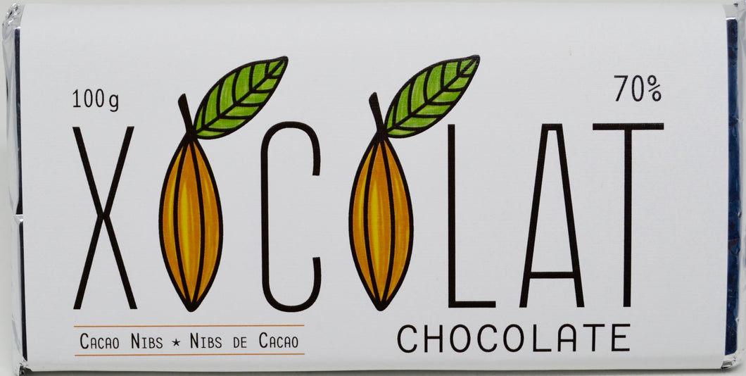 Cacao Nibs 70% Cacao (30g or 100g)